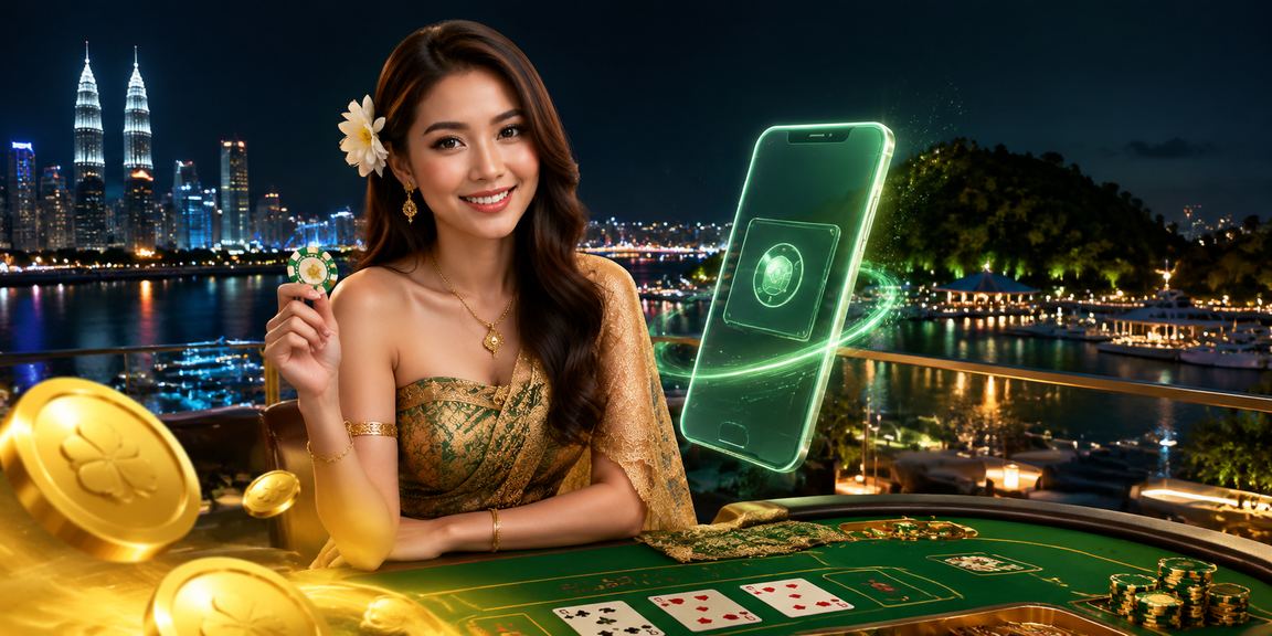 Meja baccarat kasino langsung gaya tempatan Terengganu di platform 1602